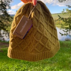 NWT Patagonia Women's Honeycomb Knit Beanie - Green